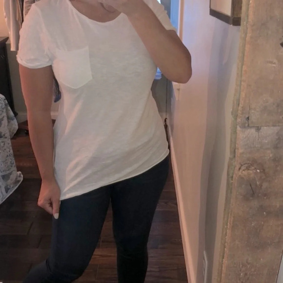 H&M Divided xsmall oversized hi low cozy T-shirt - Picture 5 of 8